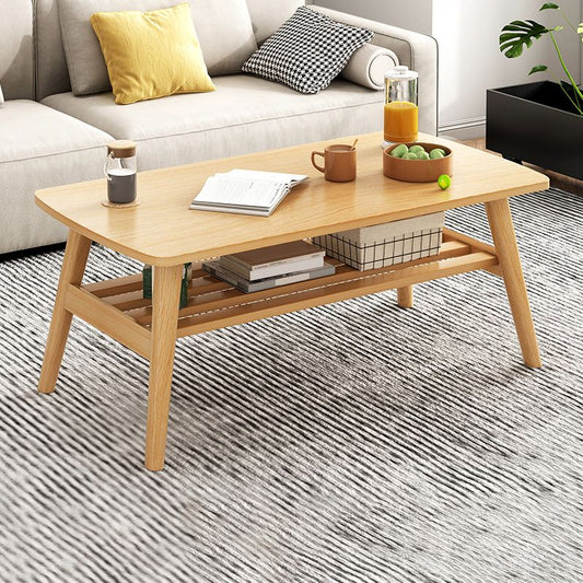 Tavolino in legno pieghevole a 4 gambe ellittiche tavolo da cocktail