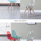Glam Style Acrylic Side Chair Transparent Armless Dining Chairs for Home Clearhalo ' kitchen&dining_furn' 'Dining Chairs' 'Dining Tables & Seating' 'dining_chair' 'Furniture' 'furniture_dining_chair' 'Kitchen & Dining Furniture' 'kitchen' 1200x1200_6d347587-a2f5-4793-9041-44fc8a30a58c