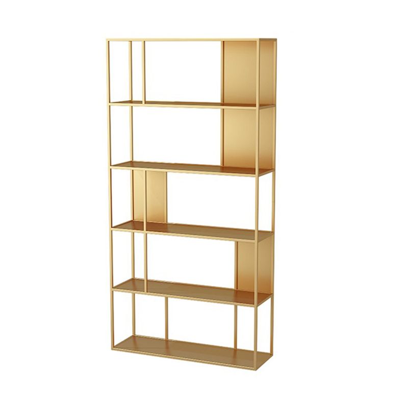 Modern Open Bookcase with Metal Rectangular Shelves for Study Room Clearhalo 'Bookcases' 'furn' 'furn_bookcases' 'Furniture' 'furniture_bookcases' 'kitchen' 'kitchen_bookcases' 'Living Room Furniture' 'Office Furniture' 1200x1200_6d3734f2-328d-4296-82de-af4ce84353b3