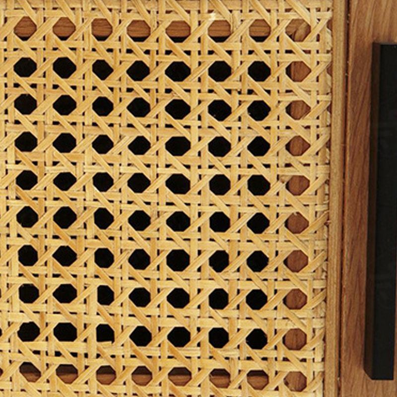 Comodino di accento di legno contemporaneo 20,47 "comodino da letto alto