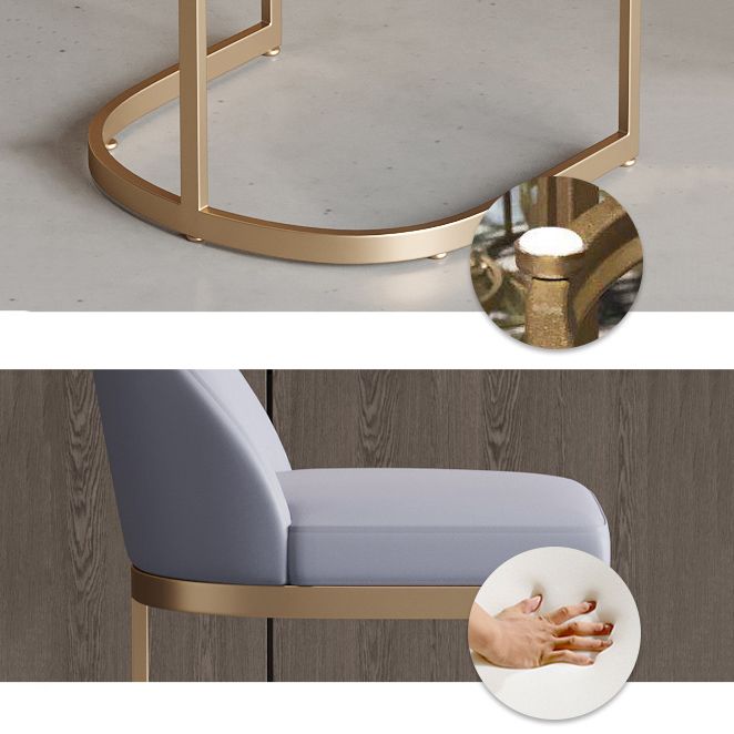 Mesa de pub rectangular de lujo juego 1/2/3/5 piezas Mesa de mostrador de piedra sinterizada con heces