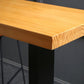 Wood Counter Table with Rectangle Table Top Double Pedestal Table- 41.3" H Clearhalo 'Bar Furniture' 'Bar Tables' 'bar_tables' 'furn' 'furn_bar_tables' 'Furniture' 'furniture_bar_tables' 'Kitchen & Dining Furniture' 1200x1200_6d3cdf8f-2c0e-4b78-ac45-2d30b9f6fbc2