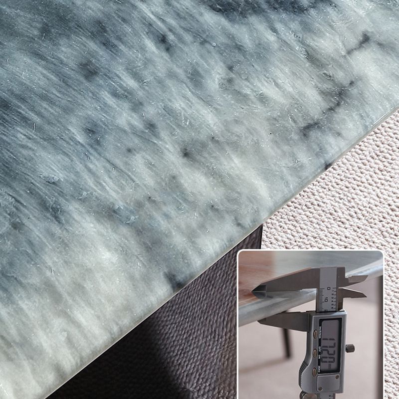 Moderne eetgelegenheid 1/5/7 PCS Rechthoek Marmeren eettafel met armloze stoelen