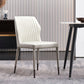 Contemporary Style Metal Dining Chairs Dining Wingback Armless Side Chairs for Kitchen Clearhalo ' kitchen&dining_furn' 'Dining Chairs' 'Dining Tables & Seating' 'dining_chair' 'furn' 'furn_dining_chair' 'Furniture' 'furniture_dining_chair' 'Kitchen & Dining Furniture' 'kitchen' 1200x1200_6d3edc5f-d2d5-43af-ae40-8b1994790df0