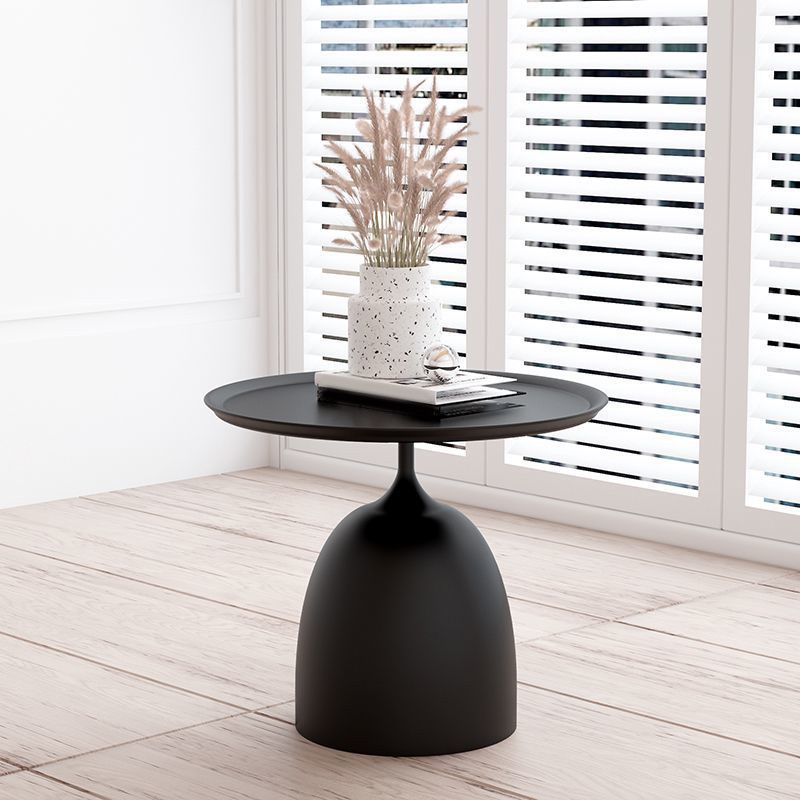 Mid-Century Modern Iron Coffee Table Pedestal Coffee Cocktail Table for Living Room Clearhalo 'Coffee & Accent Tables' 'Coffee Tables' 'coffee_tables' 'furn' 'furn_coffee_tables' 'Furniture' 'Living Room Furniture' 1200x1200_6d3ff241-2cec-43d8-aee2-50a433cabef8