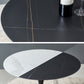 Modern Style Round Dining Table Sintered Stone Table with Tulip Base for Home Use Clearhalo ' dining_table' 'Dining Tables & Seating' 'Dining Tables' 'furn' 'furn_dining_table' 'Furniture' 'furniture_dining_table' 'Kitchen & Dining Furniture' 'kitchen&dining_furn' 'kitchen' 'kitchen_dining_table' 1200x1200_6d40c76a-c7f6-4827-977c-c6a48d2bdc66