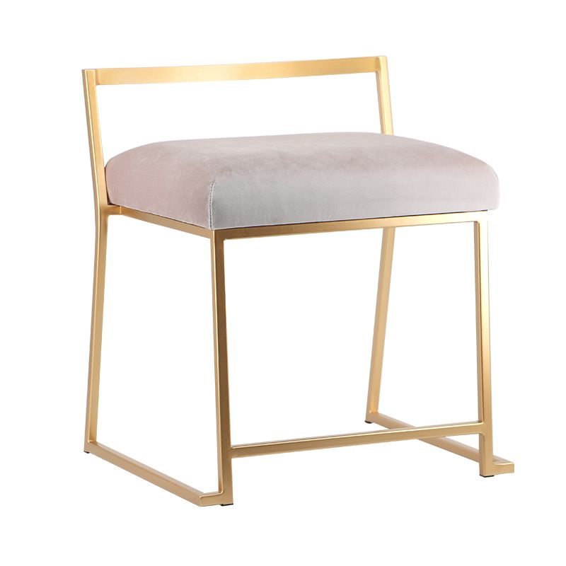 Glam Metal Dining Room Chair Armless Velvet Dining Side Chair for Restaurant Use Clearhalo 'Dining Chairs' 'Dining Tables & Seating' 'dining_chair' 'furn' 'furn_dining_chair' 'Furniture' 'Kitchen & Dining Furniture' 1200x1200_6d48fcbf-4cf4-4309-9fd1-8447237306e9