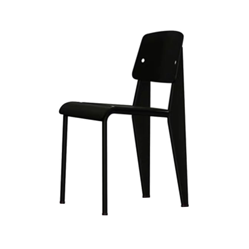 Métal et plastique Open Back Modern Side Dining Chairs for Home