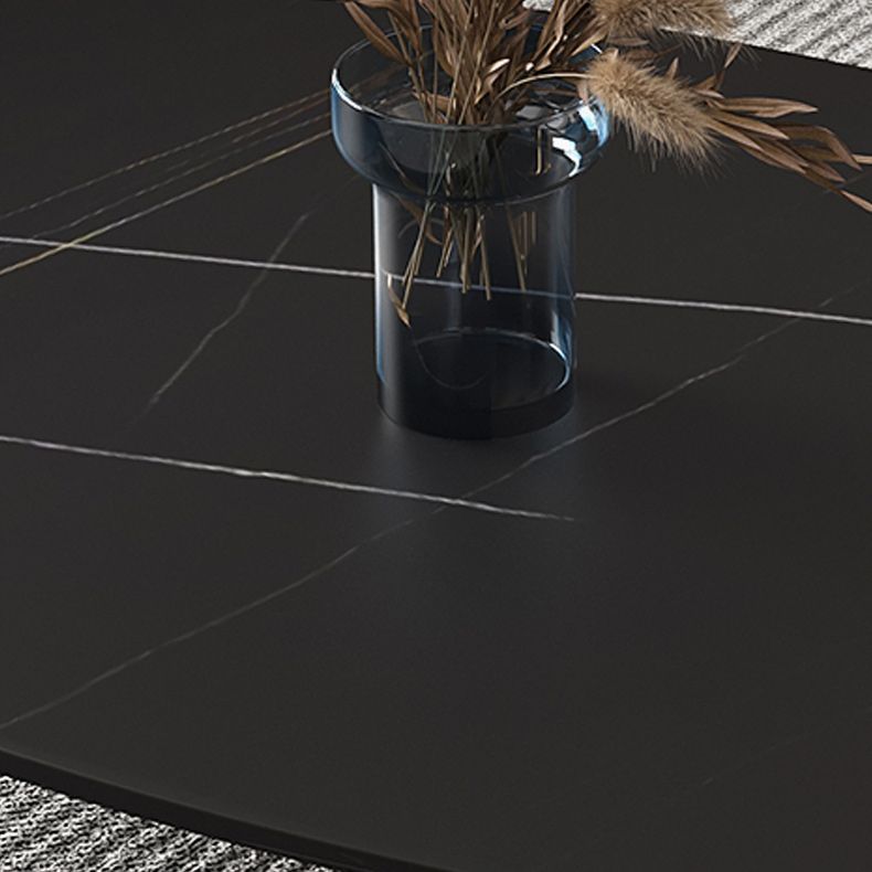 Glam Slate Coffee Cocktail Table 4 Legs Cocktail Table for Living Room Clearhalo 'Coffee & Accent Tables' 'Coffee Tables' 'coffee_tables' 'furn' 'furn_coffee_tables' 'Furniture' 'Living Room Furniture' 1200x1200_6d4cffb7-d13d-43cf-acae-d86fee4ceb83