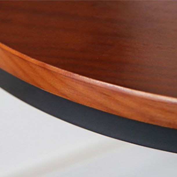 Tavolo da bar in legno solido rotondo industriale set 1/2/5 pezzi con sgabelli alti