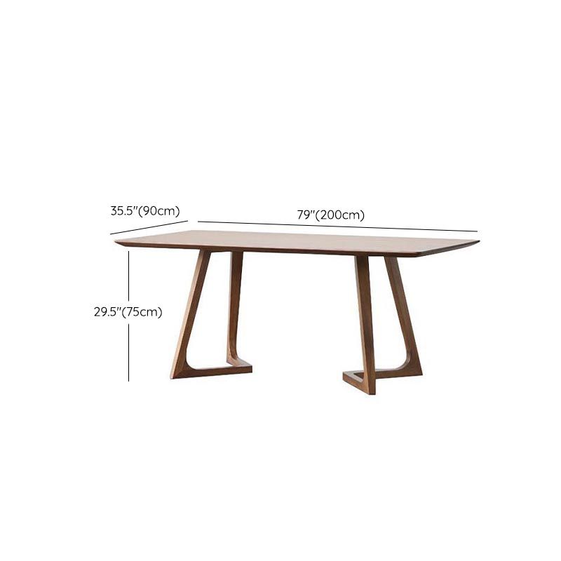 工業用1/5ピースダイニングセット長方形の松の木ダイニングテーブルダイニングルーム用