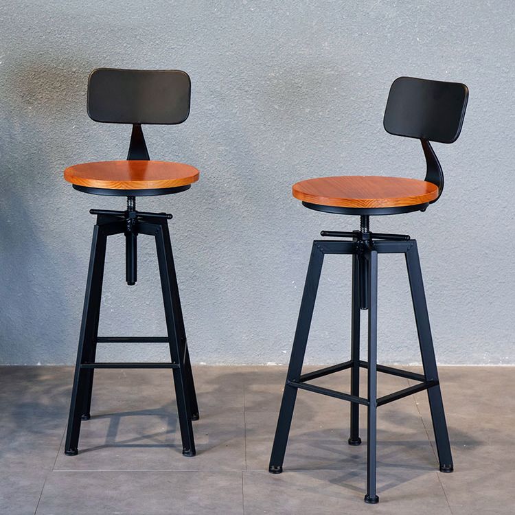 Industrial 1/2/3 Pieces Solid Wood Bar Table Set Round Bistro Set Clearhalo 'Bar Furniture' 'furn' 'furn_home_bar_bar_sets' 'Furniture' 'Home Bars & Bar Sets' 'home_bar_bar_sets' 'Kitchen & Dining Furniture' 1200x1200_6d4ee3c1-3e52-4ee8-b6aa-f2f94e42b73d