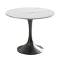Modern Round Stone Dining Table 1/3/4/5 Pieces Dining Set for Dining Room