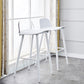 Industrial Style Bar-stool with 4 Legs Low Back PP Seat for Kitchen Bar Clearhalo 'Bar Furniture' 'Bar Stools' 'bar_stools' 'furn' 'furn_bar_stools' 'furniture_bar_stools' 'Kitchen & Dining Furniture' 'kitchen&dining_furn' 'kitchen' 'kitchen_furn' Furniture' 1200x1200_6d515a2e-fbbe-4792-9bc6-5c2766cade20
