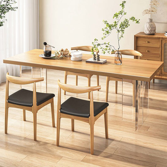モダンなソリッドウッド家具1/5/7 PCS標準高さのダイニングルームテーブルセットセット