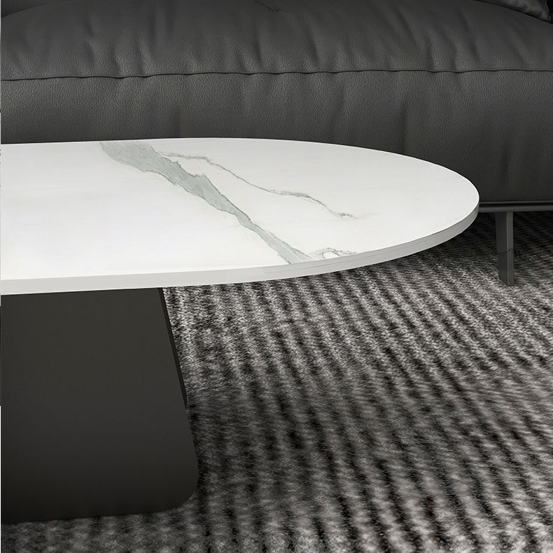 Contemporary Round Stone Pedestal Coffee Cocktail Table - 13.8''/15''/17.7'' H Clearhalo 'Coffee & Accent Tables' 'Coffee Tables' 'coffee_tables' 'furn' 'furn_coffee_tables' 'Furniture' 'furniture_coffee_tables' 'Living Room Furniture' 1200x1200_6d5723cb-36c1-4380-97e6-1612a298a8ff