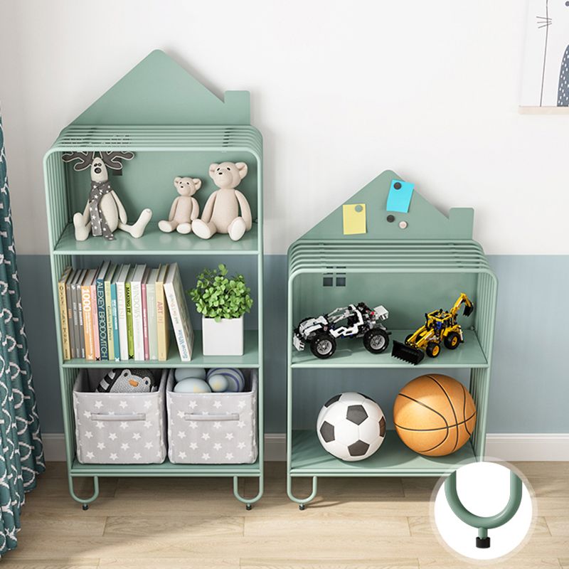 Iron 11" Wide Book Shelf Open Bookcase Vertical Bookcase Shelves Included