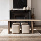 Oval Double Pedestal Modern Table Solid Wood Fixed Table for Home Use Clearhalo ' dining_table' 'Dining Tables & Seating' 'Dining Tables' 'furn' 'furn_dining_table' 'Furniture' 'furniture_dining_table' 'Kitchen & Dining Furniture' 'kitchen&dining_furn' 'kitchen' 'kitchen_dining_table' 1200x1200_6d5a21ef-dcde-4195-bf6f-d7f9d66de080