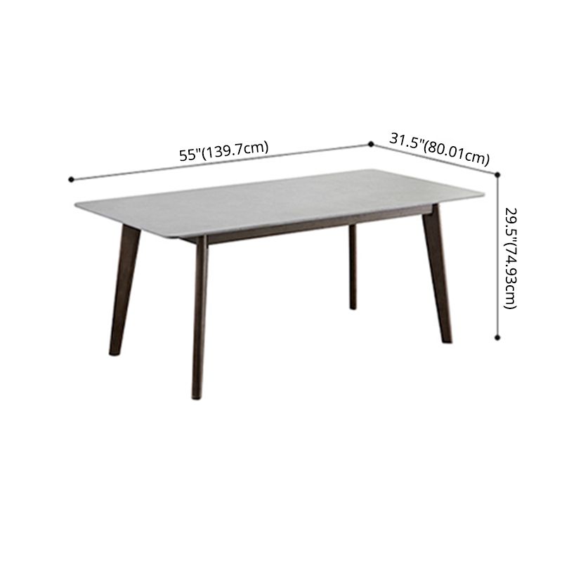 Standard Sintered Stone Dining Room Set with 4 Black Metallic Legs for Kitchen Furniture Clearhalo 'Dining Room Sets' 'Dining Tables & Seating' 'dining_room_set' 'furn' 'furn_dining_room_set' 'Furniture' 'furniture_dining_room_set' 'Kitchen & Dining Furniture' 'kitchen&dining_furn' 'kitchen' 1200x1200_6d5c1270-b3ff-4115-aeb8-fdaf115b417b