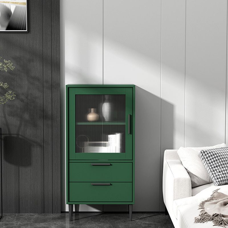 11.8" W Contemporary Bar Pulls Accent Chest in White/ Blue/ Green with Steel Legs Clearhalo 'Cabinets & Chests' 'cabinets_chests' 'furn' 'furn_cabinets_chests' 'Furniture' 'Living Room Furniture' 1200x1200_6d5c1d23-7e8a-4463-99e0-1792eb0d7d69