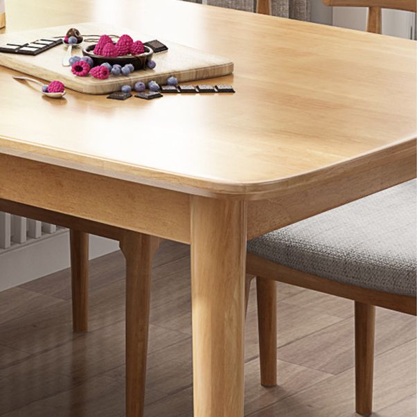 Modern Rubber Wood Table for Restaurant Rectangle Dining Table with 4 Legs Clearhalo ' dining_table' 'Dining Tables & Seating' 'Dining Tables' 'furn' 'furn_dining_table' 'Furniture' 'furniture_dining_table' 'Kitchen & Dining Furniture' 'kitchen&dining_furn' 'kitchen' 'kitchen_dining_table' 1200x1200_6d5f5ab8-5b61-4730-b40a-252a52b89252