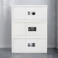Contemporary File Cabinet Metal Frame Fire-Resistant Lateral File Cabinet with Lock Clearhalo 'Filing Cabinets' 'filling_cabinets' 'furn' 'furn_filling_cabinets' 'Furniture' 'Office Furniture' 1200x1200_6d5f987b-b765-4171-956b-e60cb677b98a