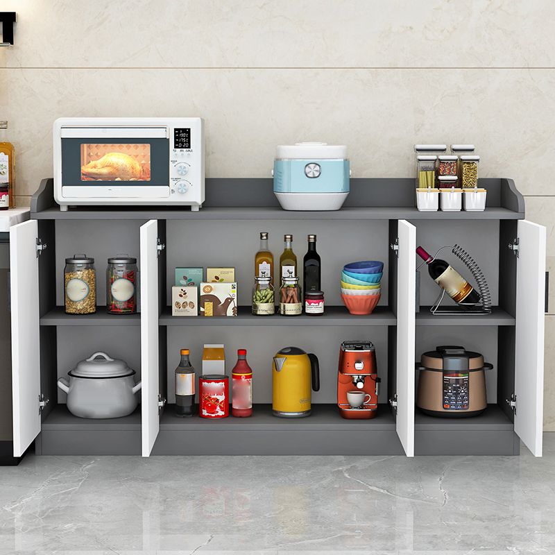 Sideboidale regolabile in legno moderno moderno moderno.