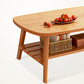 Rectangle Bunching Tables Solid Wood Coffee or End Table with Storage Shelf Clearhalo 'Coffee & Accent Tables' 'Coffee Tables' 'coffee_tables' 'furn' 'furn_coffee_tables' 'Furniture' 'Living Room Furniture' 1200x1200_6d63a002-63bd-47e8-9919-8a37c057a44b