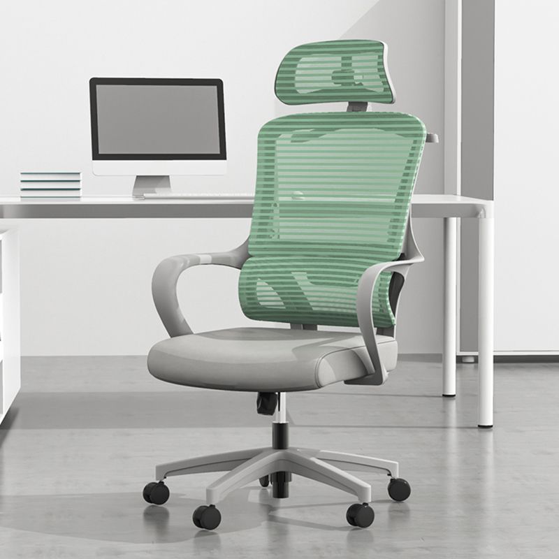 Office Ergonomic Mesh Task Chair Modern High Back Fixed Arms Desk Chair Clearhalo 'furn' 'furn_office_chair' 'Furniture' 'Office Chairs' 'Office Furniture' 'office_chair' 1200x1200_6d697e8d-1833-41d4-8d08-911fb2a22725