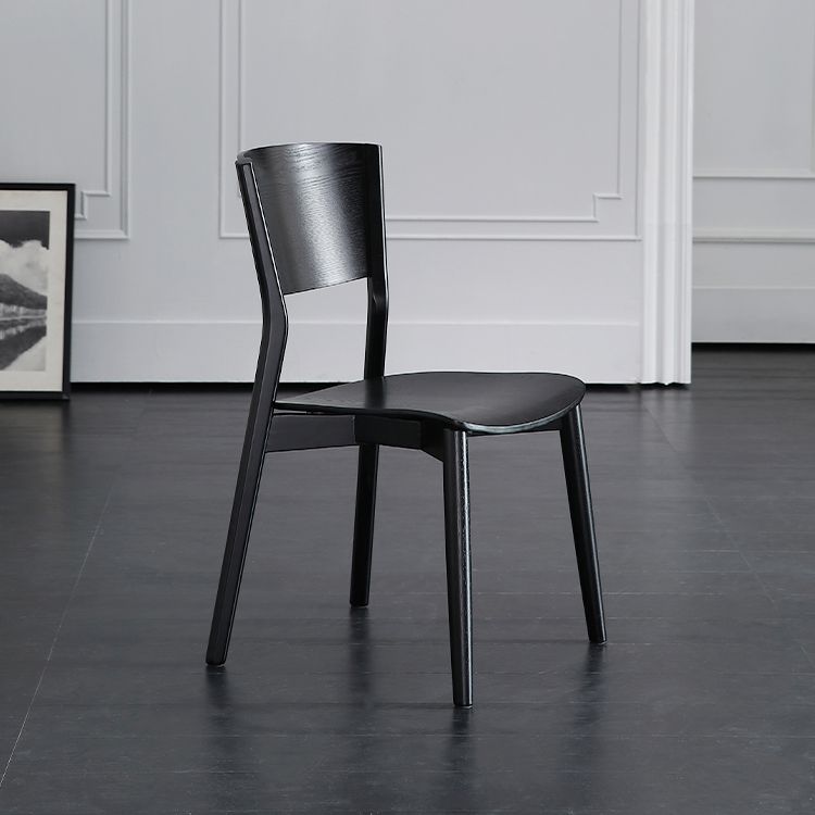 Contemporary Wood Dining Room Chair Armless Open Back Dining Side Chair Clearhalo ' kitchen&dining_furn' 'Dining Chairs' 'Dining Tables & Seating' 'dining_chair' 'furn' 'furn_dining_chair' 'Furniture' 'furniture_dining_chair' 'Kitchen & Dining Furniture' 'kitchen' 1200x1200_6d699902-43ba-423c-8cf6-6b190eea9756