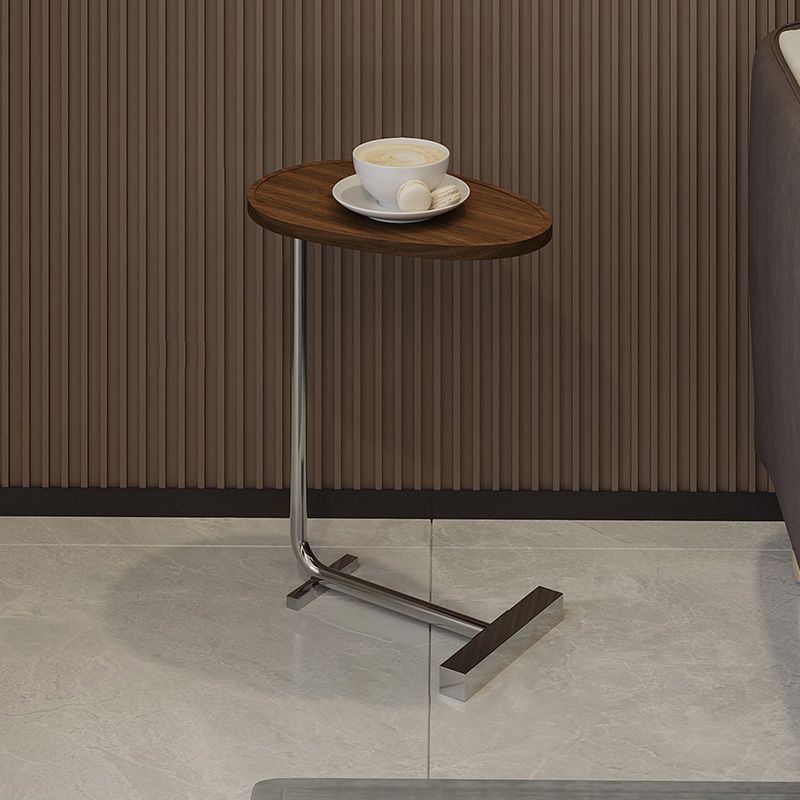 Tavolo da estremità laterale in legno minimalista C tavolino laterale per soggiorno