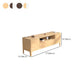 Rubber Wood Media Console Modern 2 Drawers TV Console with Doors Clearhalo 'furn' 'furn_tv_stands_entertainment_centers' 'Furniture' 'Living Room Furniture' 'TV Stands & Entertainment Centers' 'TV Stands & Media Storage Furniture' 'tv_stands_entertainment_centers' 1200x1200_6d6f37ca-0c76-41f8-9dc6-bc6498f386e9