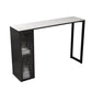 Modern Style Bistro Bar Table Sintered Stone Bar Table with Storage Clearhalo 'Bar Furniture' 'Bar Tables' 'bar_tables' 'furn' 'furn_bar_tables' 'Furniture' 'Kitchen & Dining Furniture' 1200x1200_6d6f4251-2620-4e3c-b4bd-3f2d604814ca