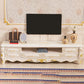 Glam TV Stand Console Open Storage TV Media Console with 6 Drawers Clearhalo 'furn' 'furn_tv_stands_entertainment_centers' 'Furniture' 'Living Room Furniture' 'TV Stands & Entertainment Centers' 'TV Stands & Media Storage Furniture' 'tv_stands_entertainment_centers' 1200x1200_6d732b56-4c54-46eb-9d7c-25d17cec3493