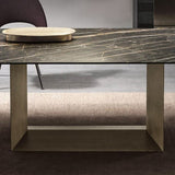 Industrial Sintered Stone Dining Table Rectangle Shape Standard Dining Table for Kitchen Clearhalo ' dining_table' 'Dining Tables & Seating' 'Dining Tables' 'furn' 'furn_dining_table' 'Furniture' 'furniture_dining_table' 'Kitchen & Dining Furniture' 'kitchen&dining_furn' 'kitchen' 'kitchen_dining_table' 1200x1200_6d74358f-4910-4856-928b-68ba66b58df6