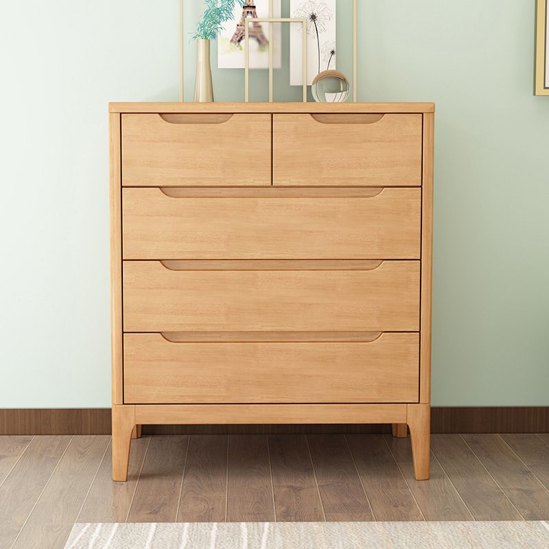 Contemporary Rubber Wood Storage Chest Bedroom Chest with Legs Clearhalo 'Bedroom Furniture' 'Dressers & Chests' 'dressers_chests' 'furn' 'furn_dressers_chests' 'Furniture' 1200x1200_6d75f97d-20ae-485f-8af9-1831a1ed68fb