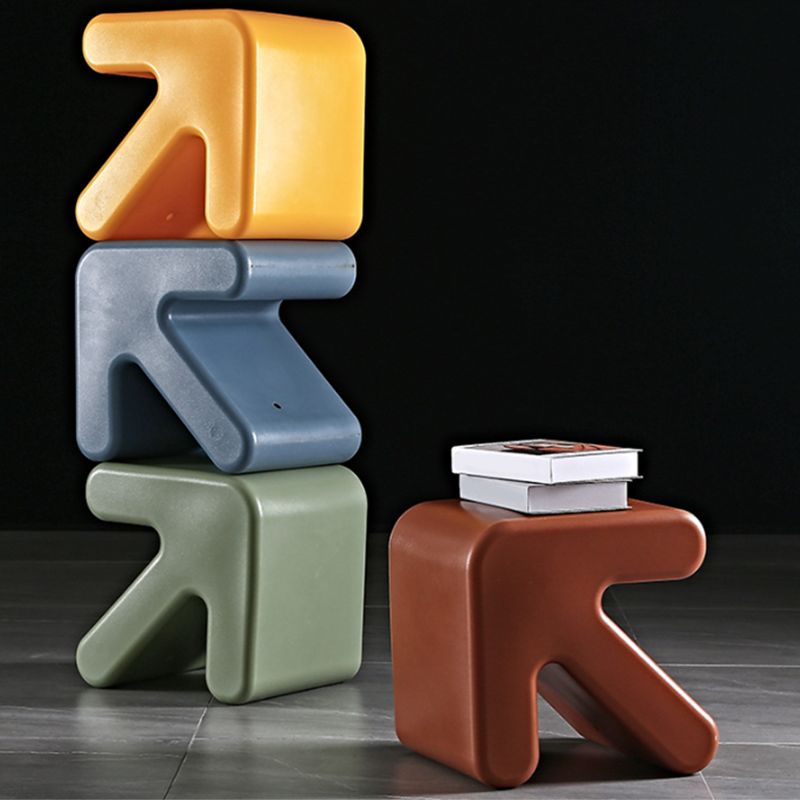 Scandinavian Geometric End Table 15.75" W x 13.78" D x 15.75" H Arrow-Shaped Side Table Clearhalo 'Coffee & Accent Tables' 'End & Side Tables' 'end_side_tables' 'furn' 'furn_end_side_tables' 'Furniture' 'Living Room Furniture' 1200x1200_6d763146-6e3c-4f9a-93f3-a191f4f65845