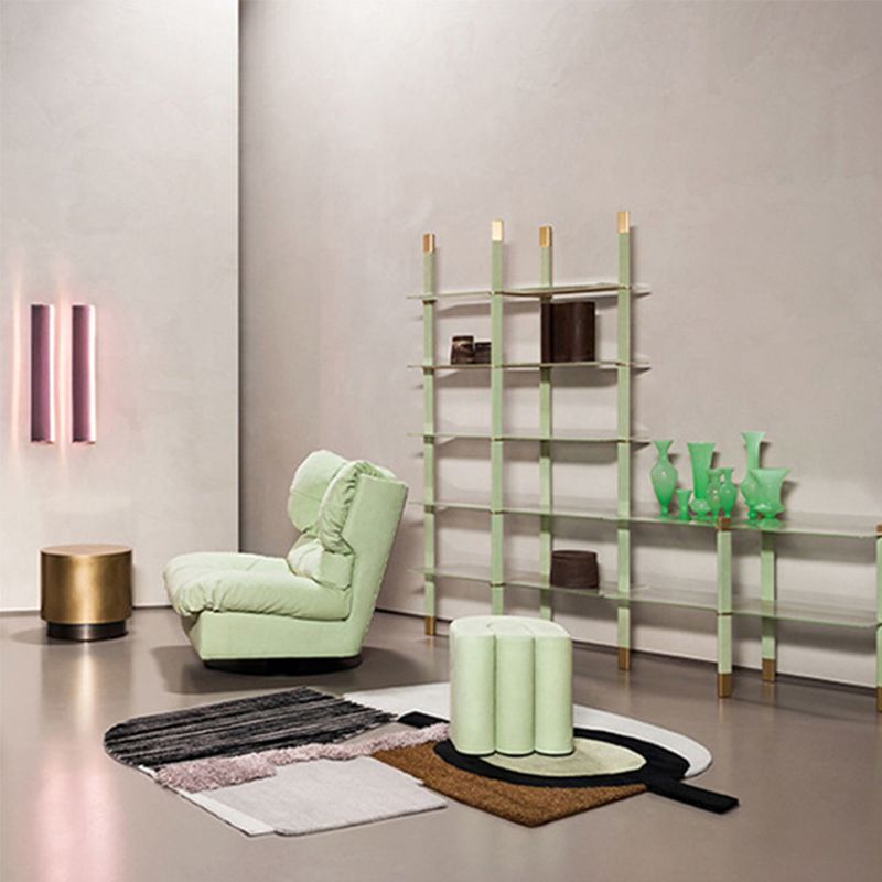 Nordic Armless Fabric Cushion Back Living Room Lounge Accent Chair Clearhalo 'Accent Chairs' 'accent_chairs' 'Chairs & Seating' 'furn' 'furn_accent_chairs' 'Furniture' 'Living Room Furniture' 1200x1200_6d780dd7-74d4-4ba8-bb3f-44ae6fc92952