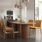Modern Pine Wood Dining Table 3 Wooden Legs Table for Dining Room