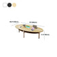 Modern Home Oval Desk Artificial Wood Bedroom Writing Desk for Office Clearhalo 'furn' 'furn_office_desk' 'Furniture' 'Office Desks' 'Office Furniture' 'office_desk' 1200x1200_6d7b777c-2bbd-4c49-9e59-f74e38d719be
