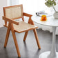 Modern Solid Wood Home Dining Arm Chair Open Back Dining Side Chair Clearhalo 'Dining Chairs' 'Dining Tables & Seating' 'dining_chair' 'furn' 'furn_dining_chair' 'Furniture' 'furniture_dining_chair' 'Kitchen & Dining Furniture' 1200x1200_6d7d699c-98f1-486d-a8f8-9837250511e8