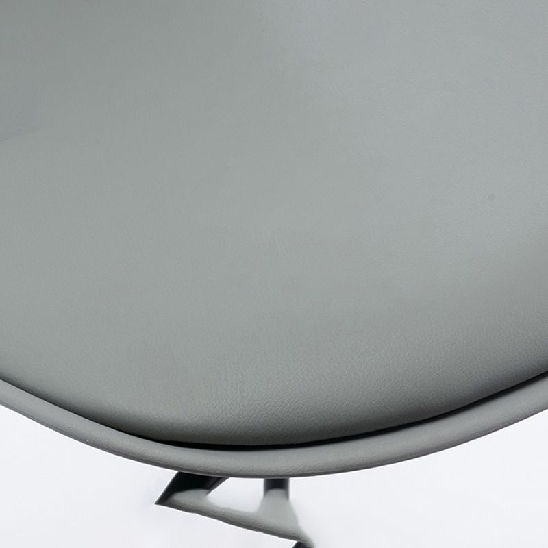 Contemporary Metal Frame Bar Stool Low Back PU Leather Bar Stool for Living Room Clearhalo 'Bar Furniture' 'Bar Stools' 'bar_stools' 'furn' 'furn_bar_stools' 'Furniture' 'Kitchen & Dining Furniture' 1200x1200_6d7d7c8c-31b8-48a8-b261-5473d56508e5