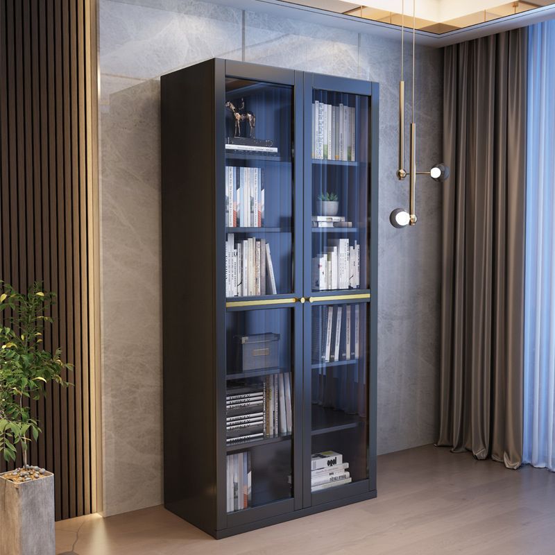 2 - Door Rectangular Accent Cabinet Wood Contemporary Cabinet Clearhalo 'Cabinets & Chests' 'cabinets_chests' 'furn' 'furn_cabinets_chests' 'Furniture' 'Living Room Furniture' 1200x1200_6d80cc72-3c4d-4535-8fa0-180ae0257c06