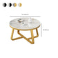 Slate Single Coffee Table Frame Round Coffee Table for Living Room Clearhalo 'Coffee & Accent Tables' 'Coffee Tables' 'coffee_tables' 'furn' 'furn_coffee_tables' 'Furniture' 'Living Room Furniture' 1200x1200_6d810cf3-9197-4b02-a2fb-e8aa1e87a4a3