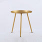 3 Legs Base Design Cocktail Table Multi-color Selection of Metal Round Coffee Table