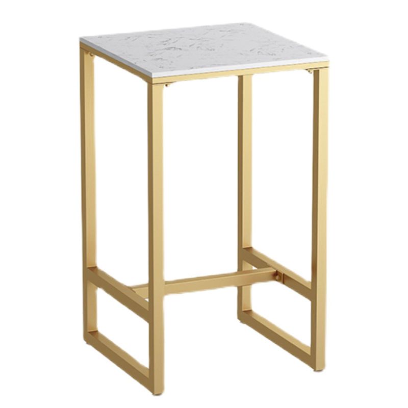Gold Metal Pub Table Set for Small Places Glam Faux Leather 1/3/5 Pieces Bar Set Clearhalo 'Bar Furniture' 'furn' 'furn_home_bar_bar_sets' 'Furniture' 'Home Bars & Bar Sets' 'home_bar_bar_sets' 'Kitchen & Dining Furniture' 1200x1200_6d8232a0-c6d1-47c6-8486-a9dc12d32c90