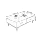 Modern Style Rectangular Design Toughened Glass Top Coffee Table Clearhalo 'Coffee & Accent Tables' 'Coffee Tables' 'coffee_tables' 'furn' 'furn_coffee_tables' 'Furniture' 'furniture_coffee_tables' 'Living Room Furniture' 1200x1200_6d85bc93-5582-40c1-af3c-a4540b001910