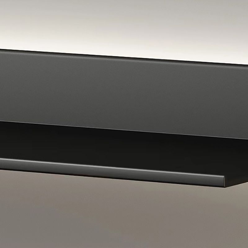 1 plank metalen boekenplank moderne zwevende muur gemonteerd boekenkast