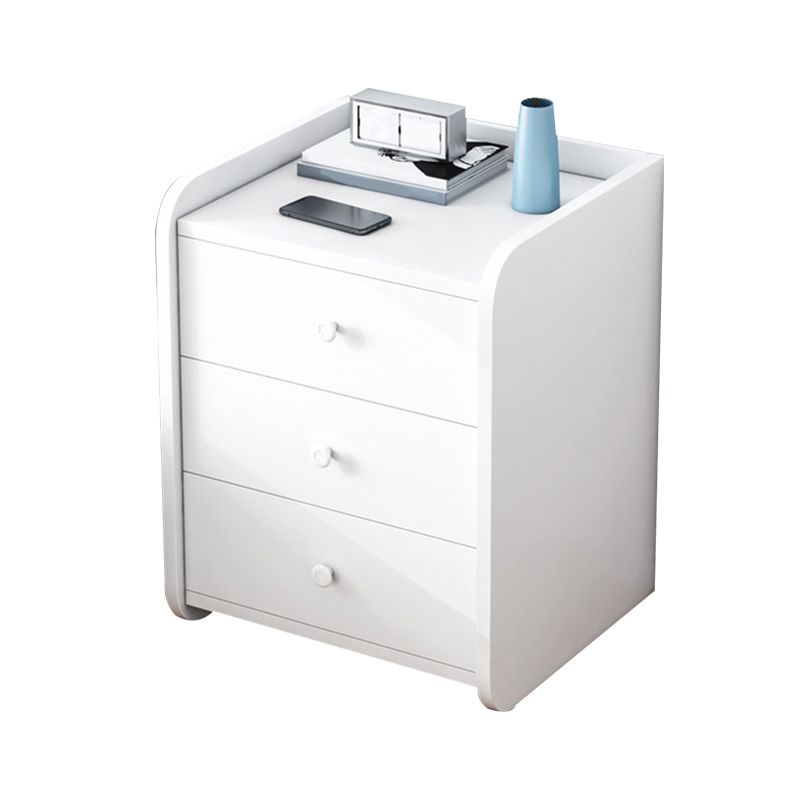 Tavolo accento contemporaneo tavolo da stoccaggio dei cassetti comodini con 1 scaffale