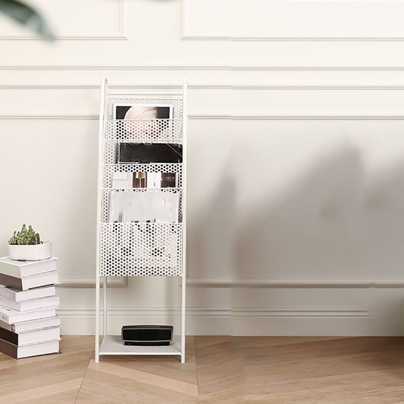 Urban Bookshelf Closed Back Metal Vertical Shelf for Living Room Clearhalo 'Bookcases' 'furn' 'furn_bookcases' 'Furniture' 'Office Furniture' 1200x1200_6d8cf609-abb5-4626-859a-2f33fce9aee3